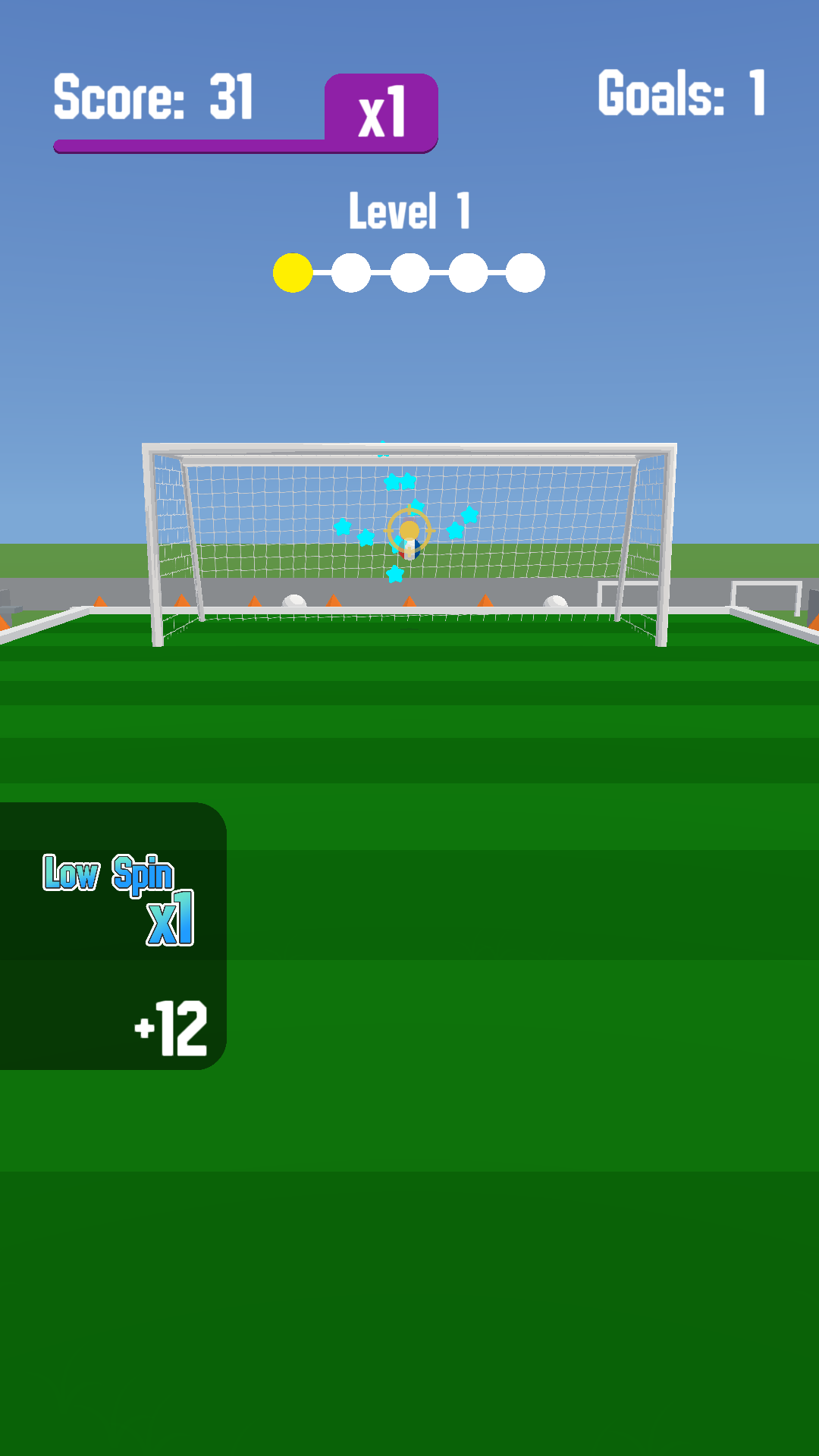 Kicker Swipe — a goal moment on the training pitch