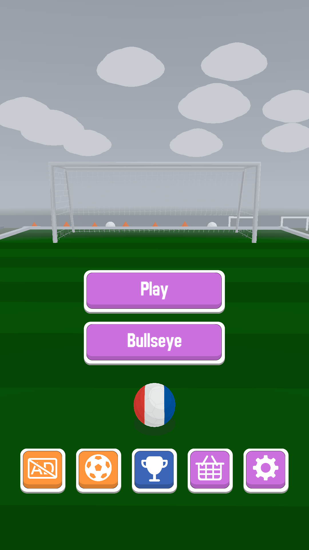Kicker Swipe — main menu